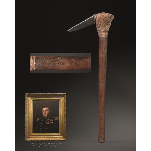 Rarotonga Adze - Capt. de Frégate Riondel